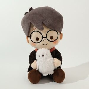 Harry Potter Plush Doll with Hedwig Owl Wizarding World Collectible